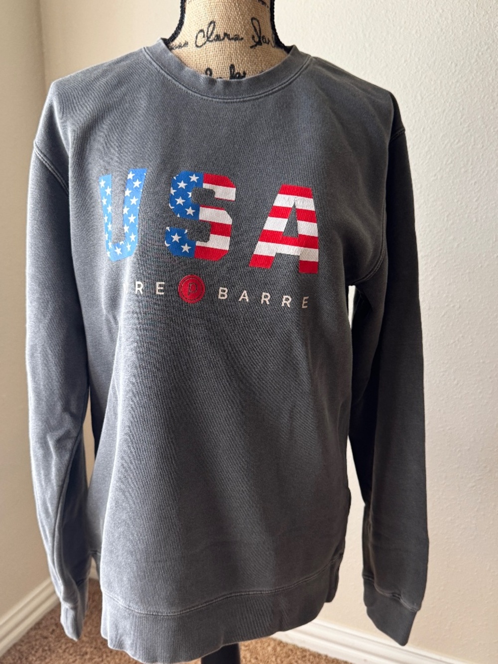 Pure Barre USA Sweatshirt Size S